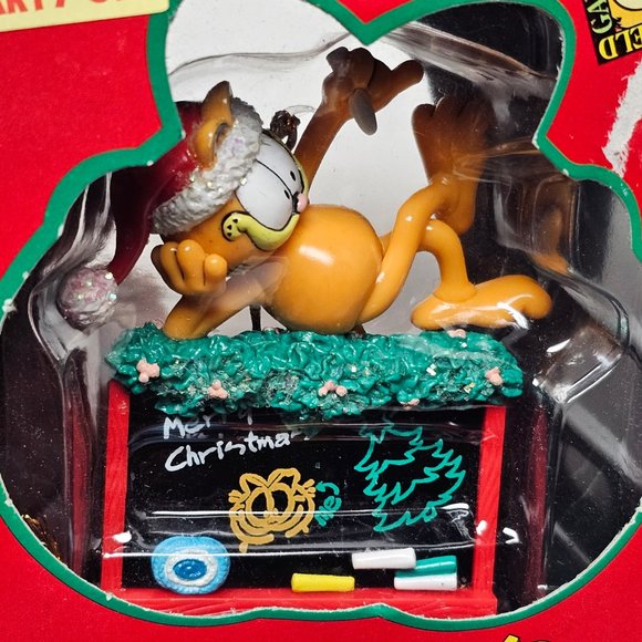 New 20 Years of GARFIELD Party On Trim A Tree Ornament 1996 90s Christmas VNTG - Picture 7 of 10